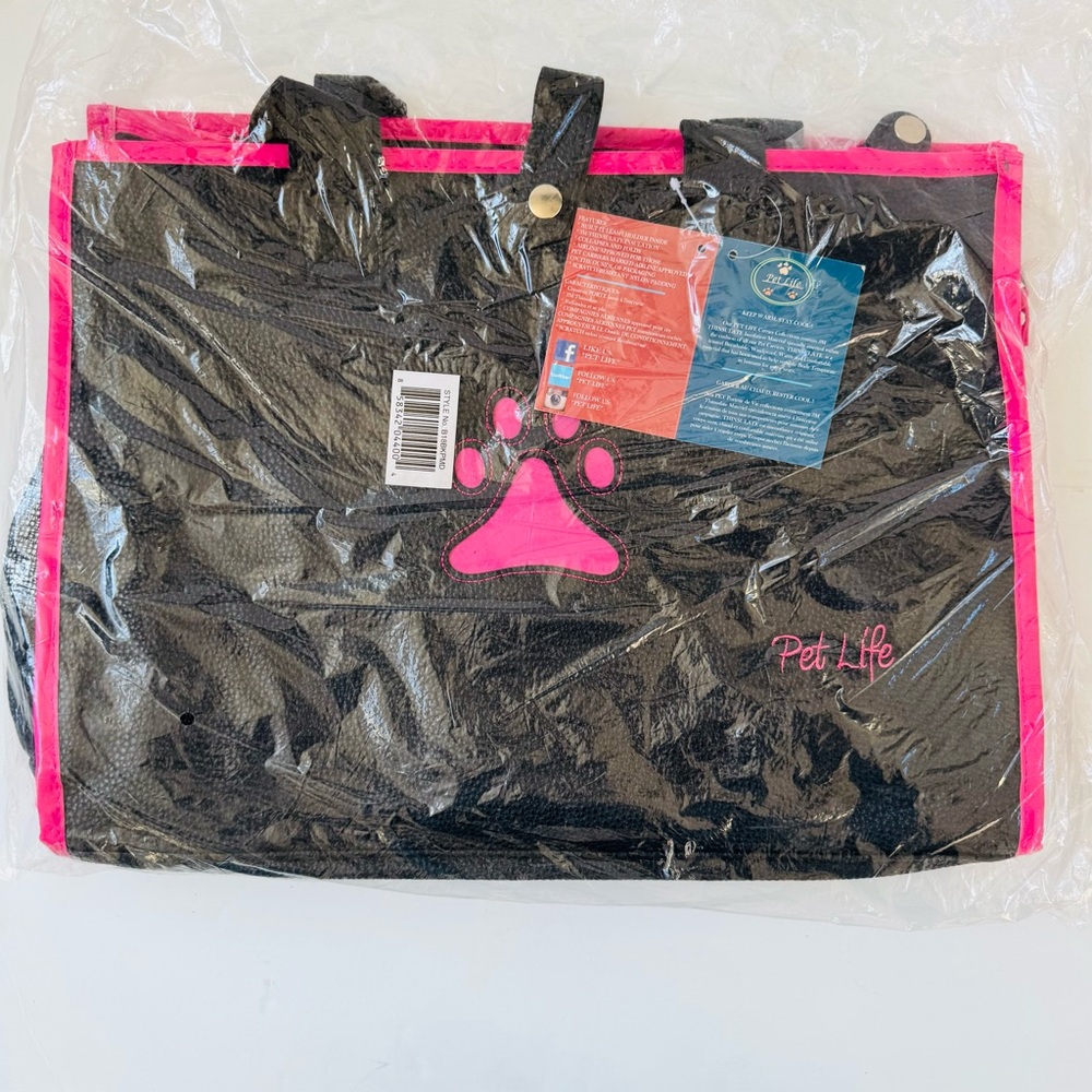 The Pet Life Posh Paw' Pet Carrier, One Size, Black New